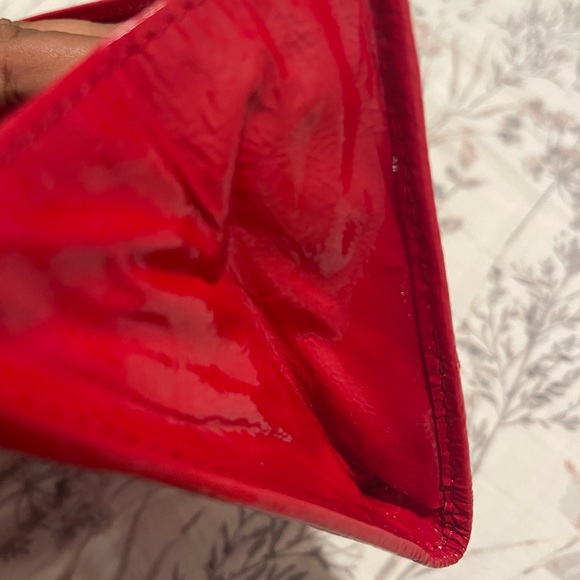 Jimmy Choo Red Leather Clutch